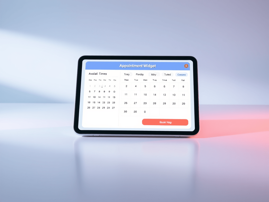 The Effectiveness of a Book Appointment&nbsp;Widget